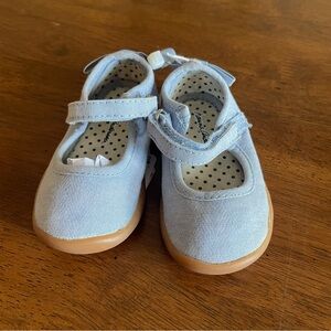 Hanna Andersson Light Blue Mary Jane Shoes - 3 mo
